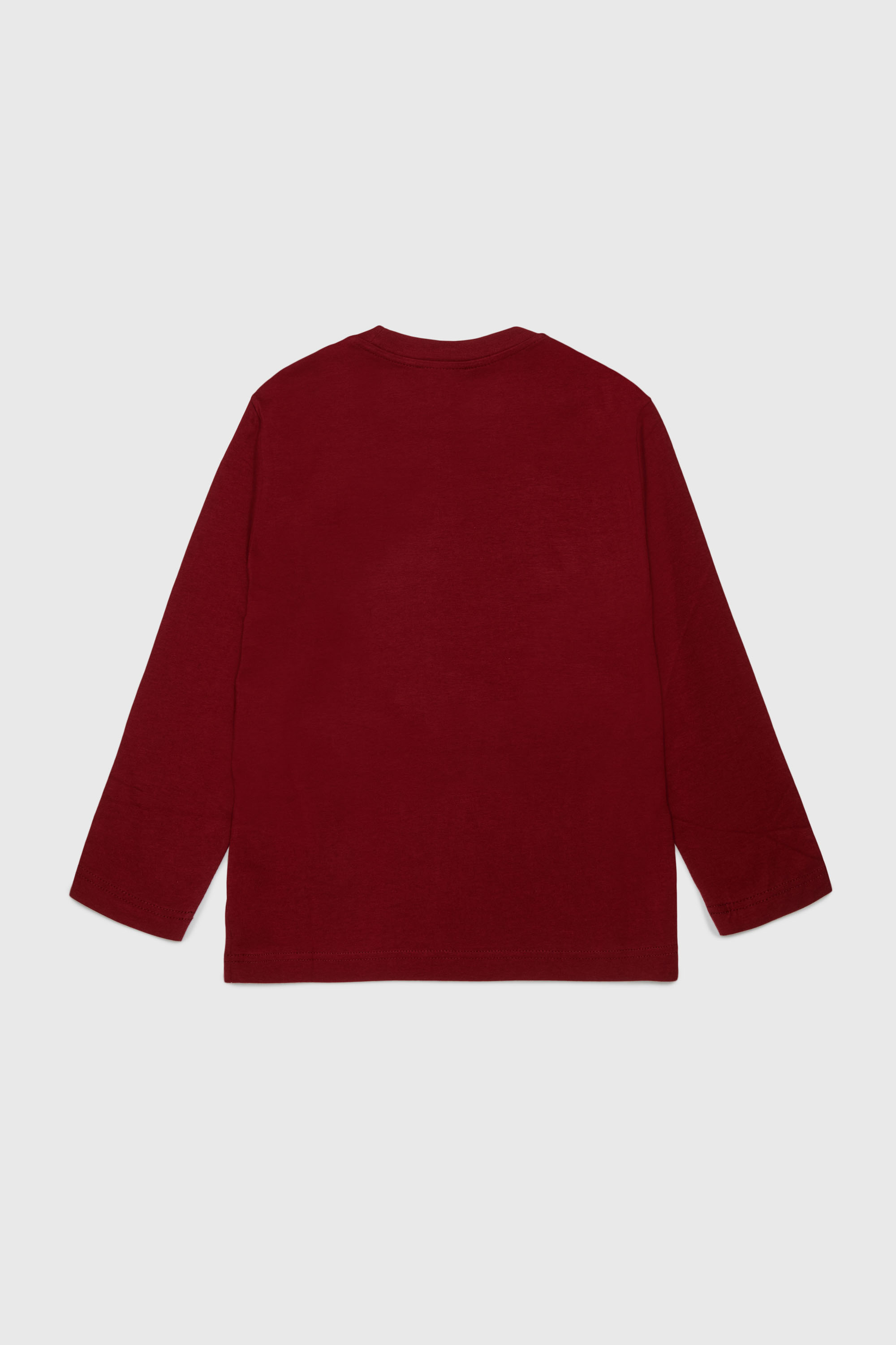 Diesel - TCIRCLELS OVER, Man's Long-sleeve T-shirt with Oval D logo in Red - 2