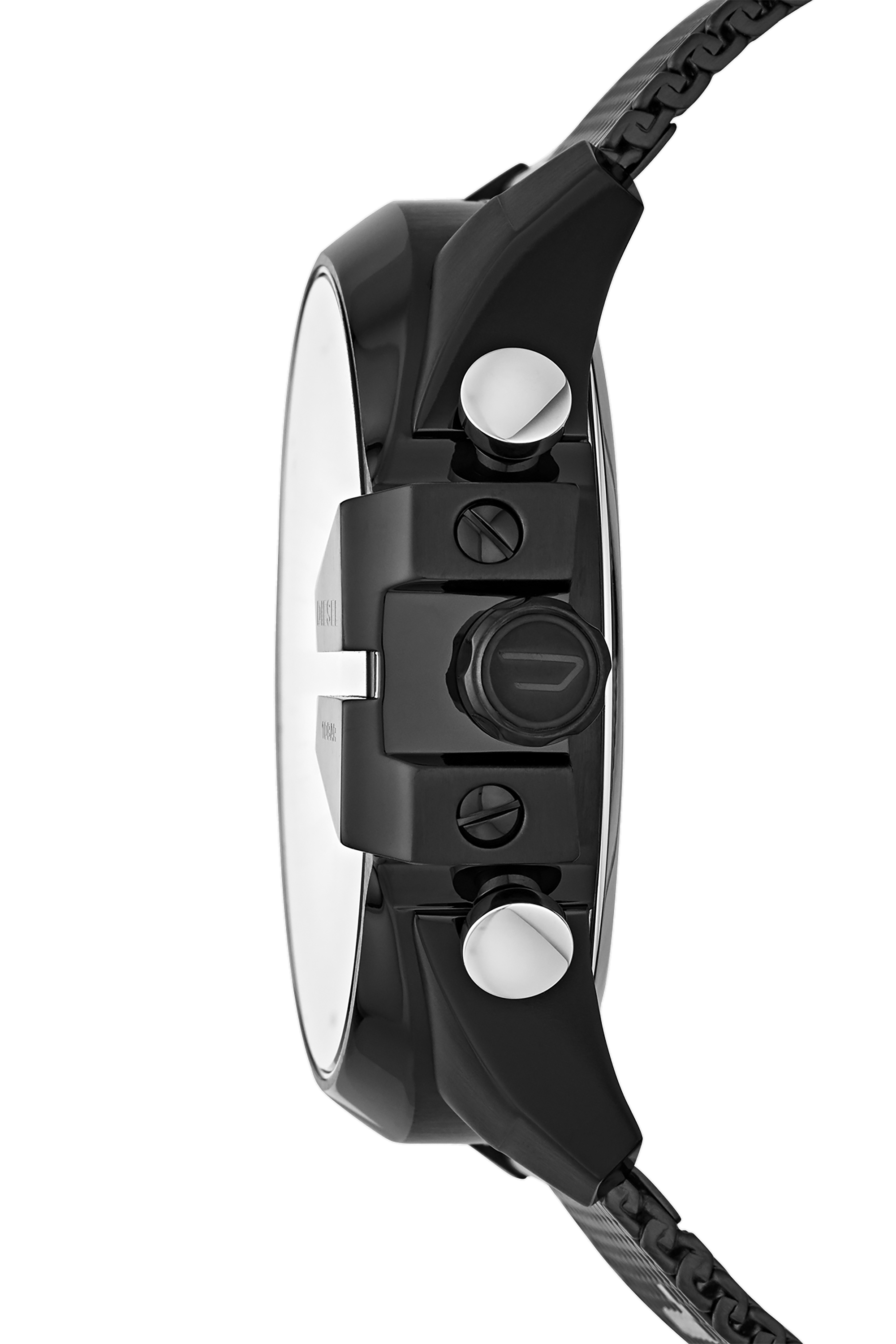 Diesel - DZ4514, Man's Mega Chief chronograph two-tone stainless steel watch in Black - 3