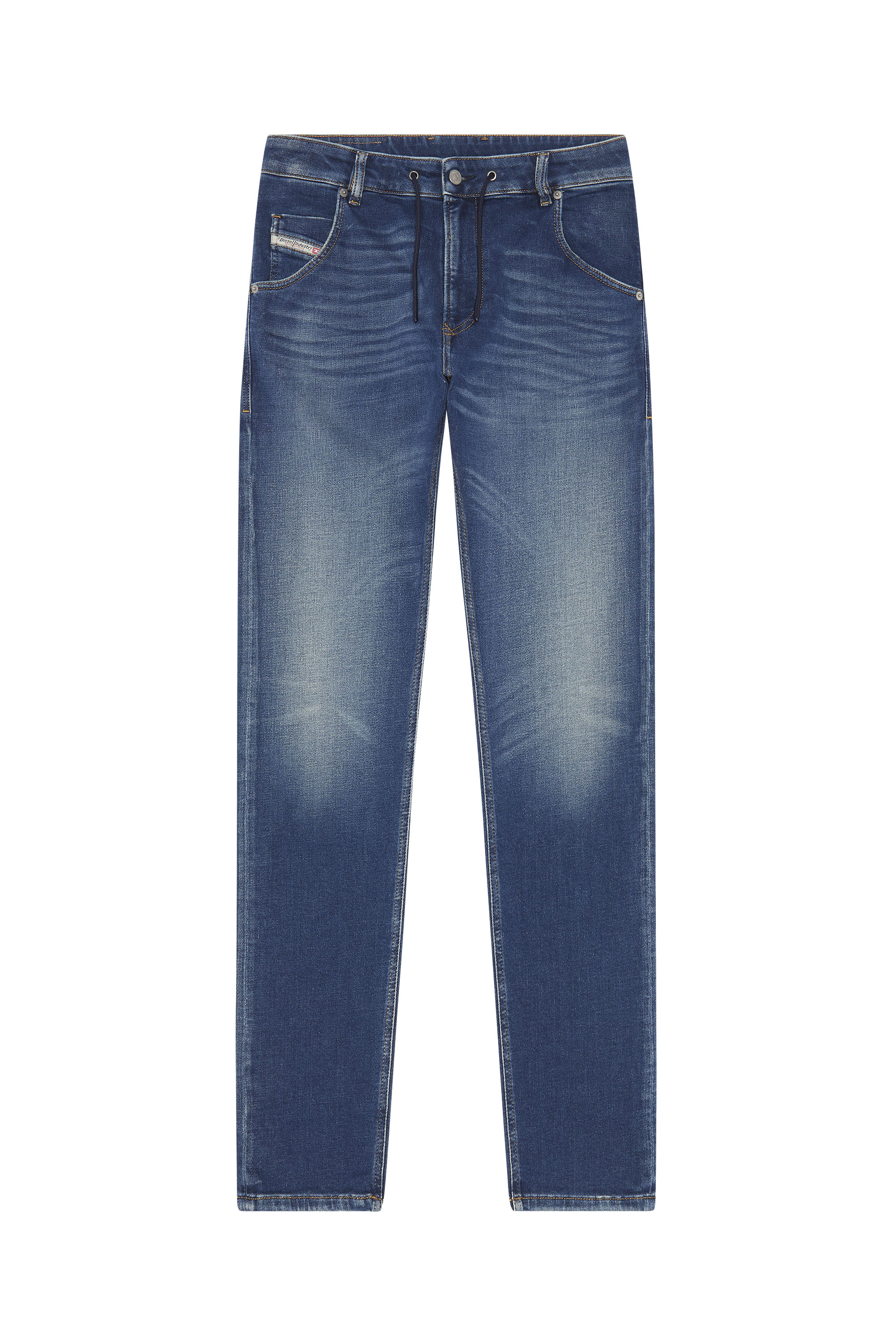 KROOLEY-Y-T 068AZ Man: Tapered Medium blue Jeans | Diesel