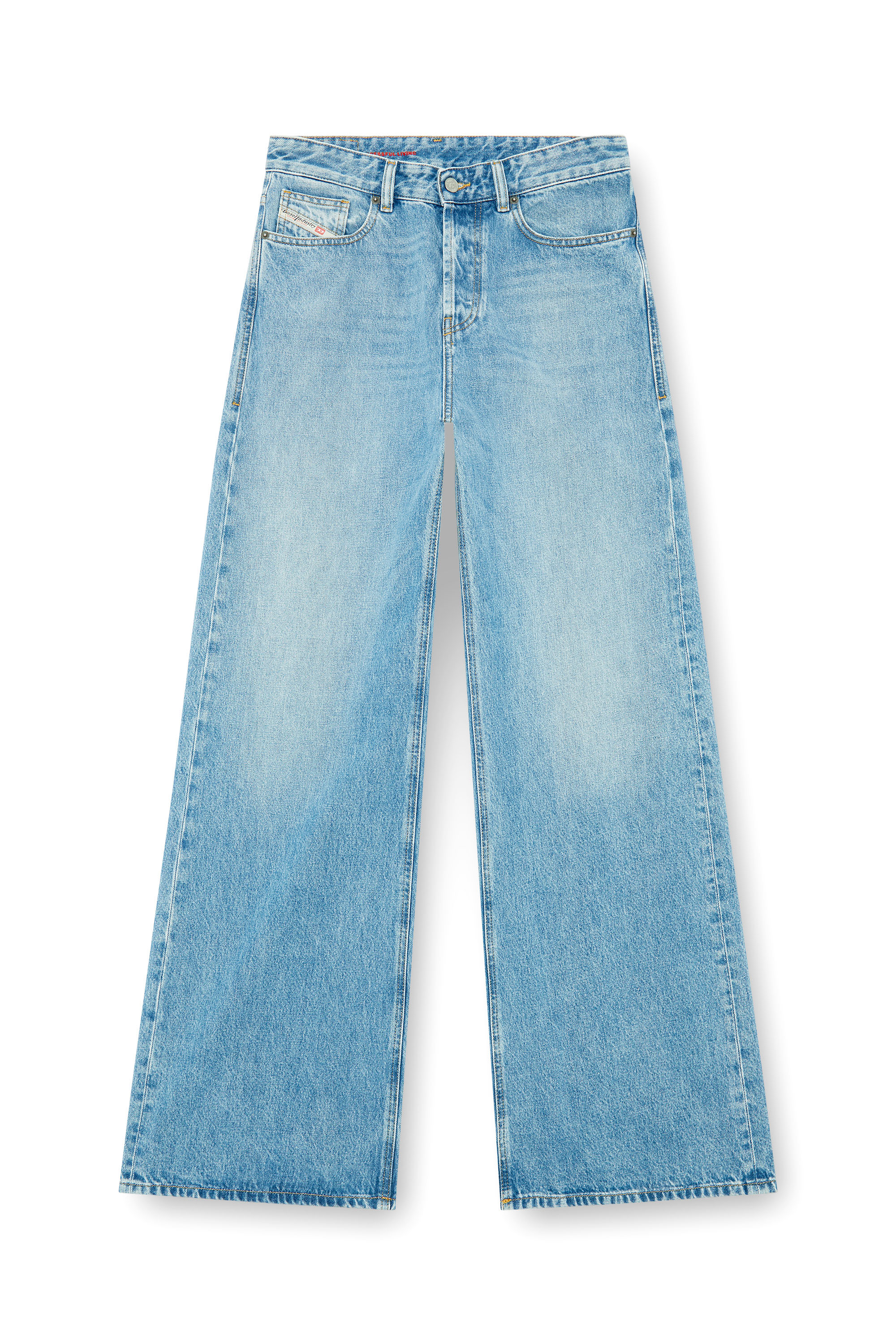 Diesel - Unisex's Relaxed Jeans 1996 D-Sire 09I29, Light Blue - 8