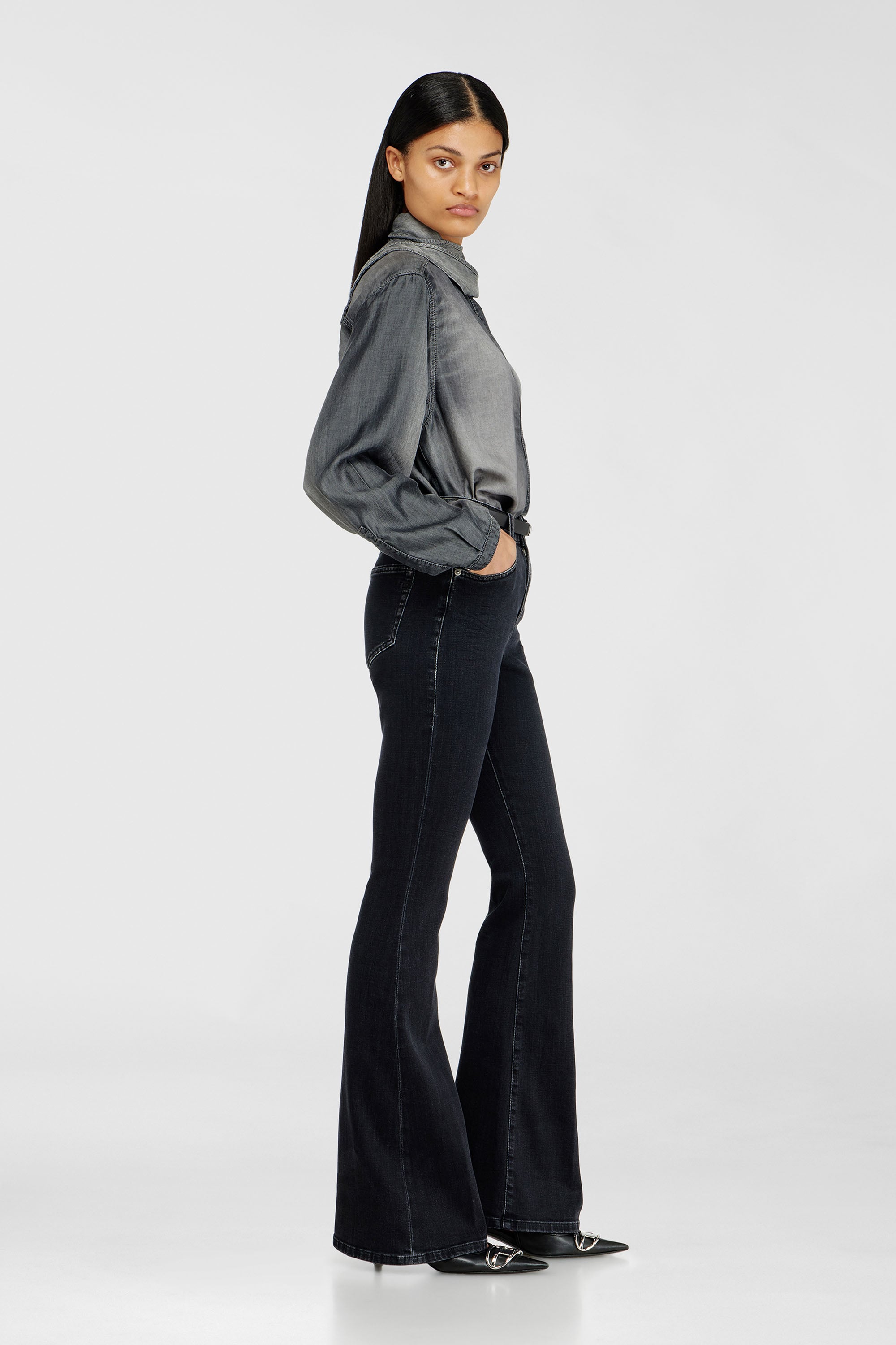 Bootcut Jeans High Waist 1973 D-Partt