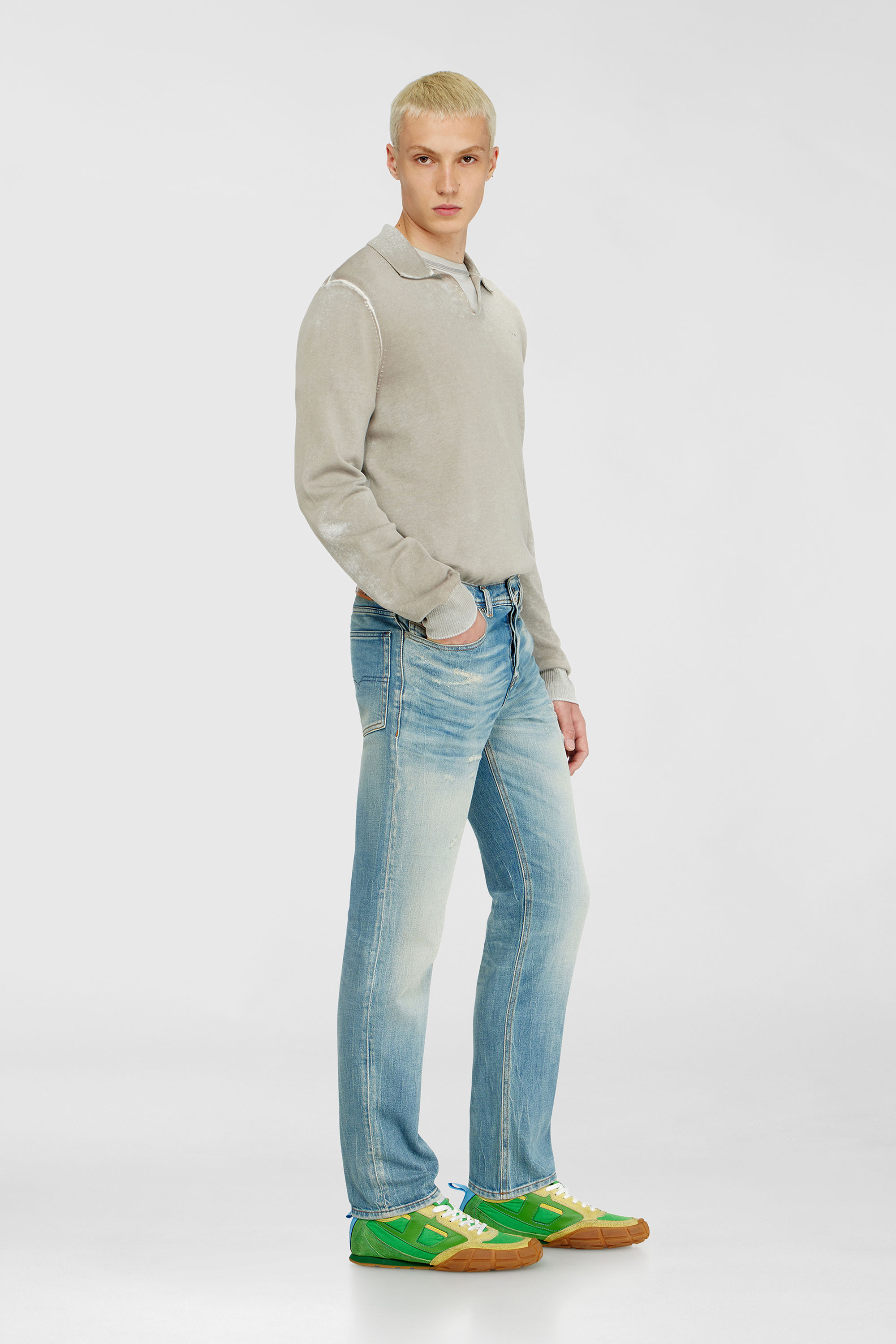 Diesel - Man's Regular Jeans 2023 D-Finitive 09P33, Light Blue - 1