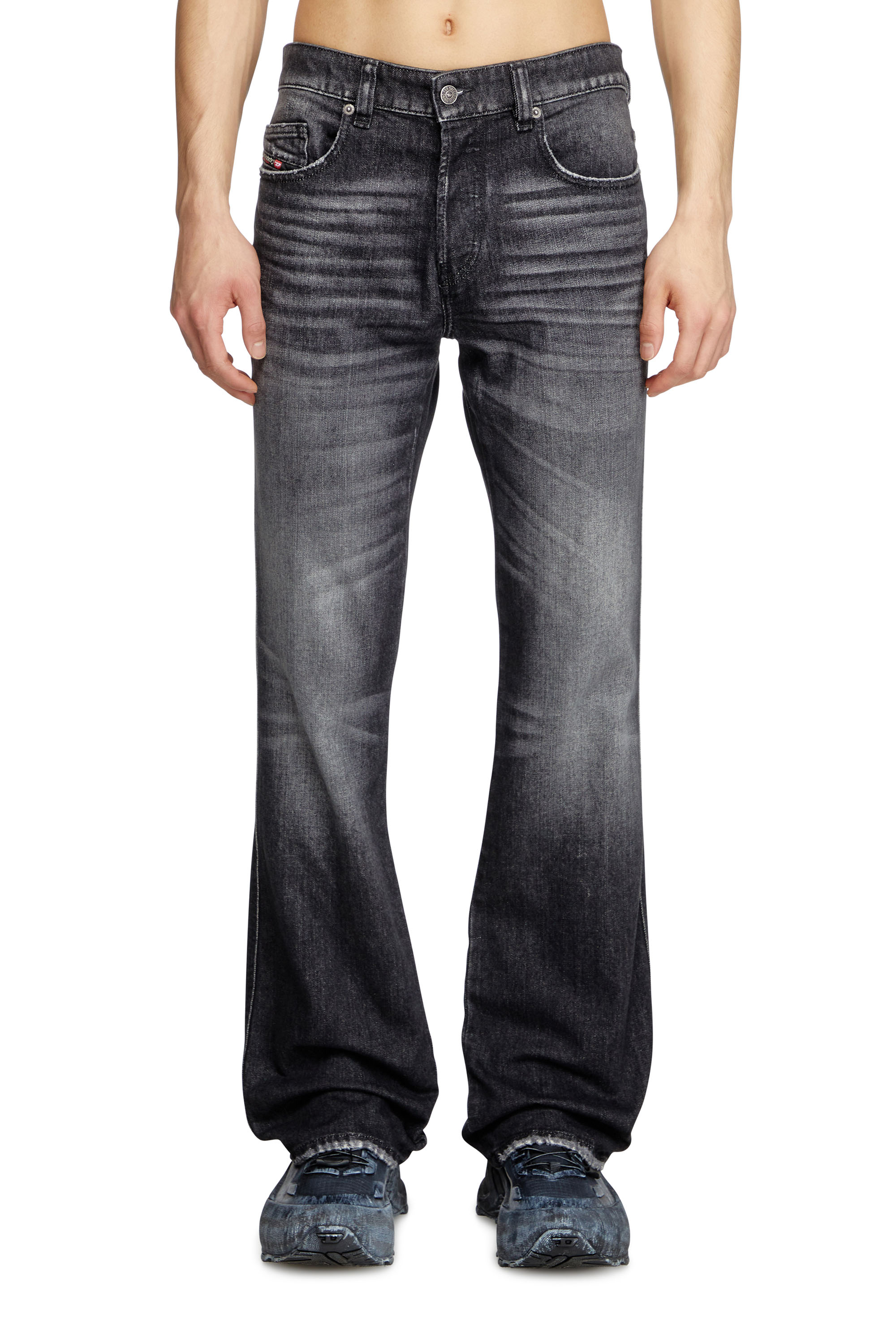 Diesel - Man's Bootcut Jeans 1998 D-Buck 09L50, Black/Dark grey - 2